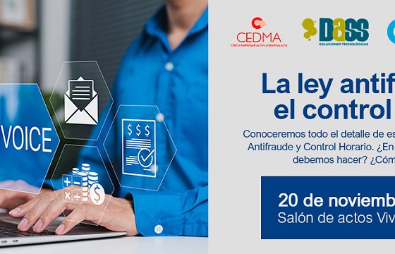 20NOV. Jornada informativa: La Ley Antifraude y el Control Horario