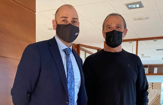 Encuentro con el nuevo jefe de Departamento de Salud de Dénia
